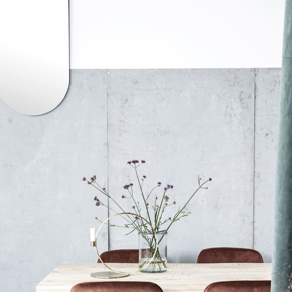 Specchio rotondo in vetro trasparente - house doctor