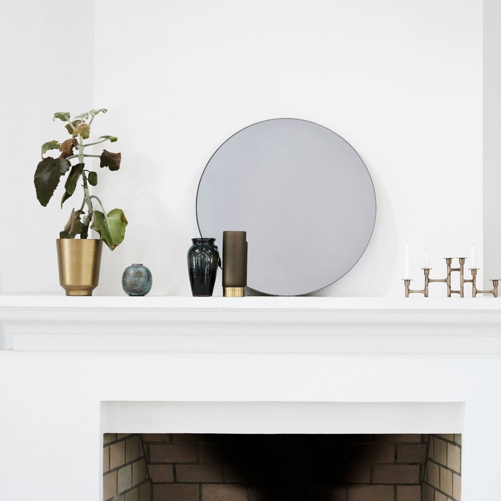 Miroir rond teinté gris D50 - Maisons du Monde