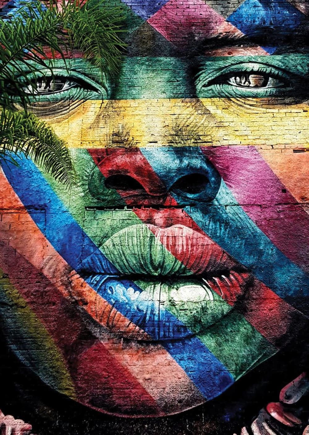 Tableau métal afro 32x45