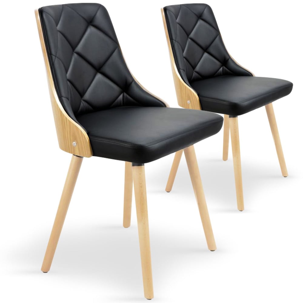 Lot de 2 chaises scandinaves