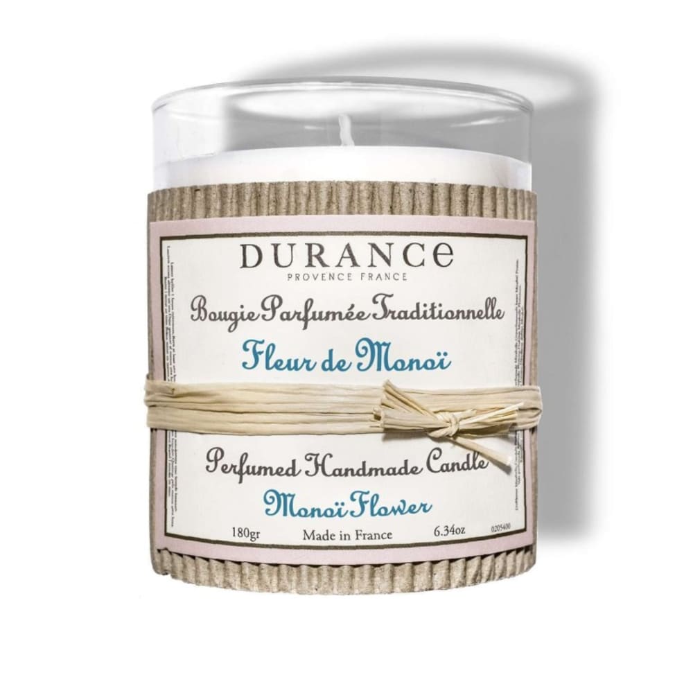 Durance Bougie parfumée fleur de monoï Beige Cire