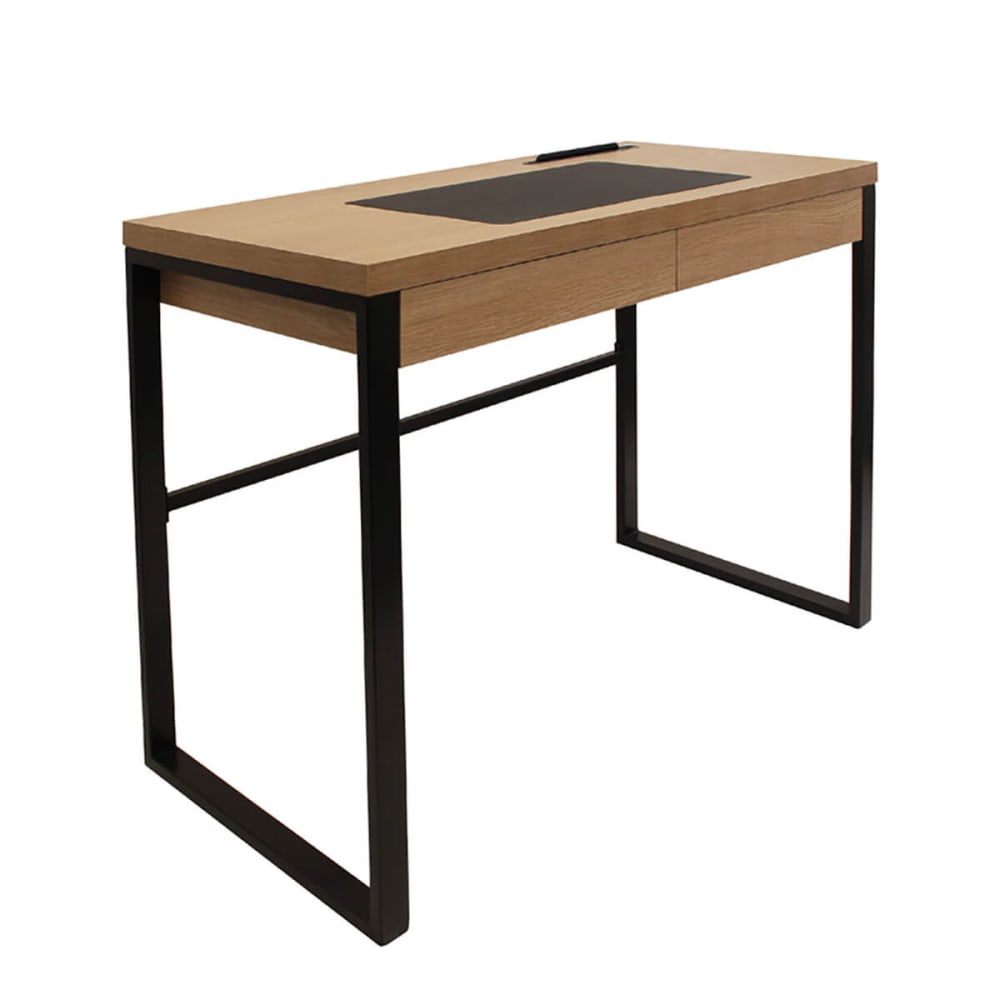 bureau 2 tiroirs en bois