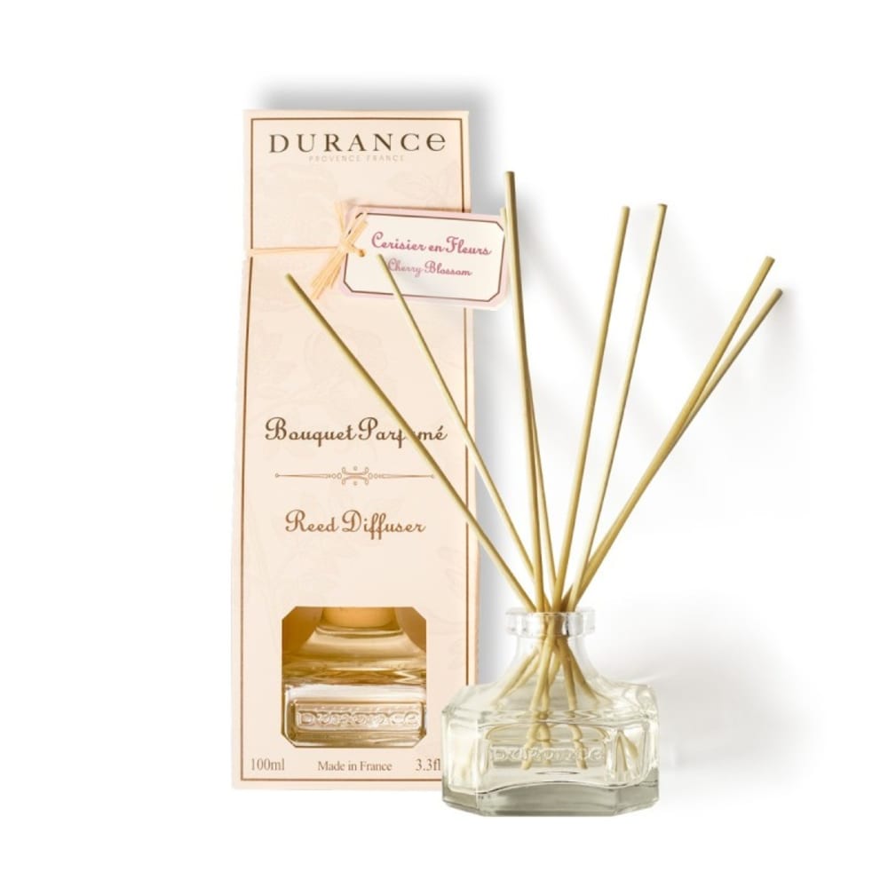 Durance Diffuseur de parfum cerisier en fleurs Transparent Verre