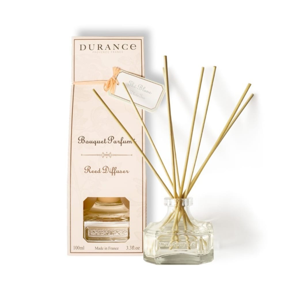 Durance Diffuseur de parfum thé blanc Transparent Verre
