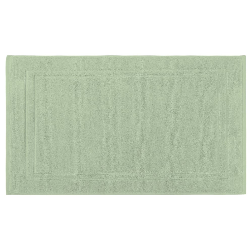 Sensei Maison Ttapis de bain 900 g/m² sauge 50x80 cm Vert Certifié Oeko-Tex Coton