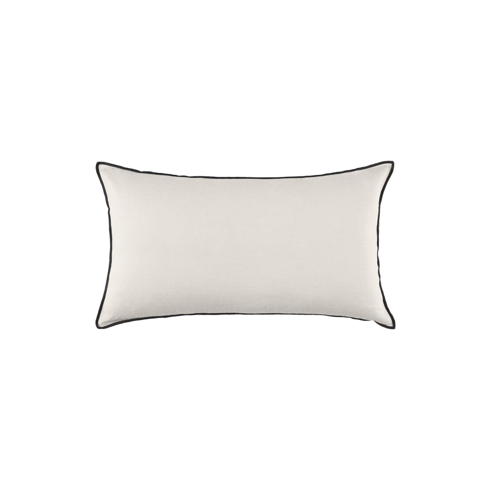 Housse de coussin en lin beige 28x47 cm Housse de coussin en lin beige 28x47 cm