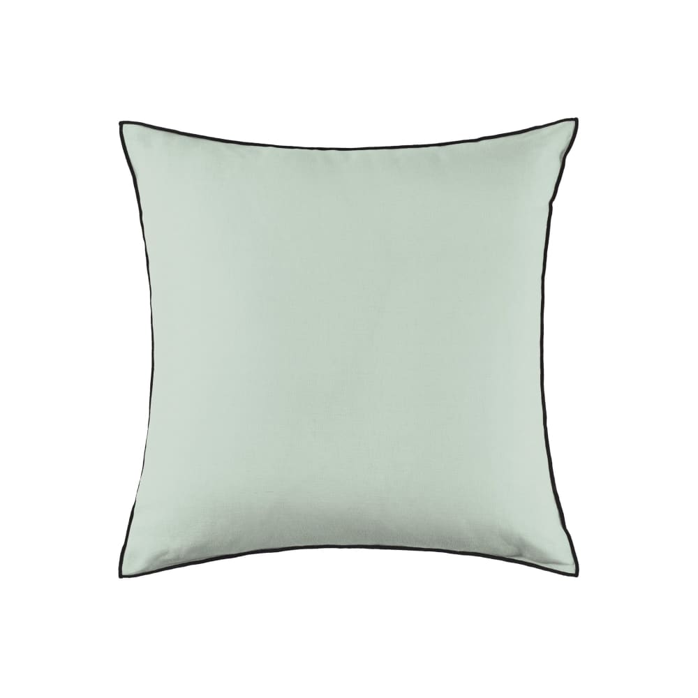 Copricuscino Lavaggio tiglio e calabrone nero 50x50 cm - Modello Contemporaneo - Verde - Öko-Tex Zertifikat - Lino