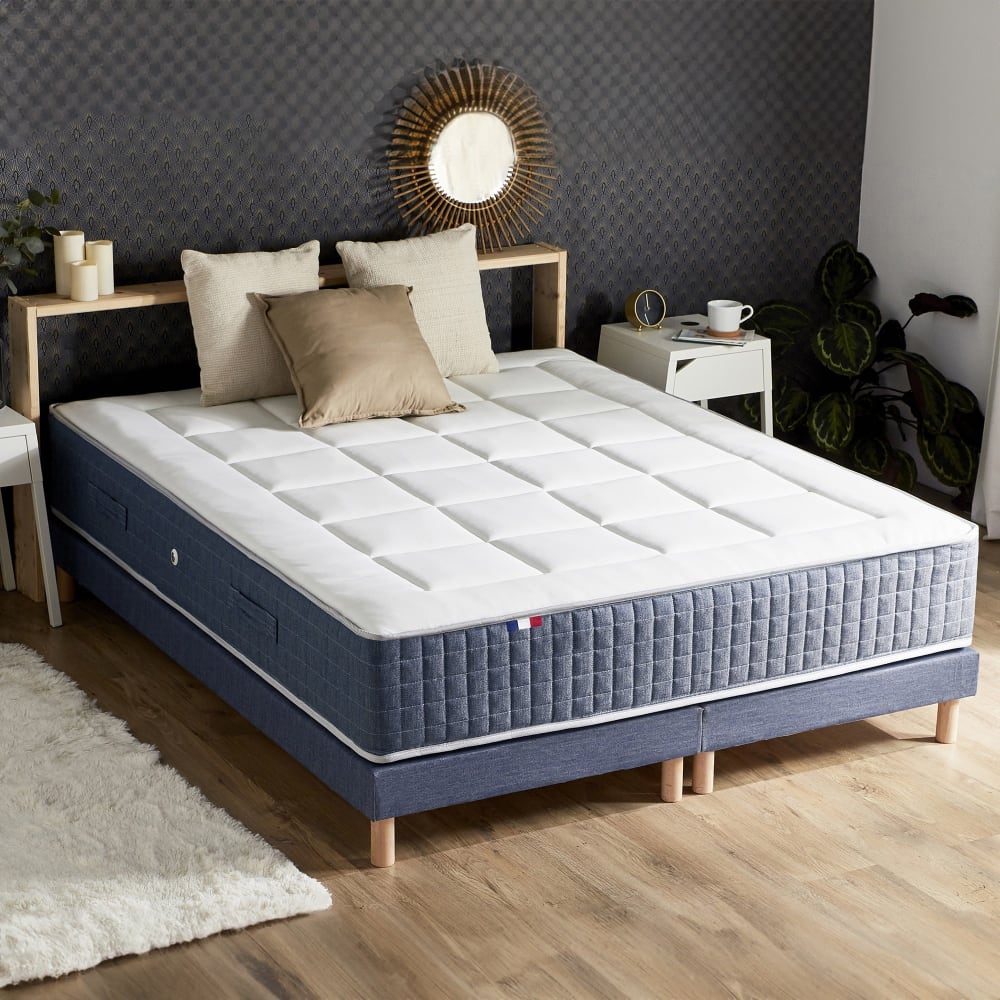 Matelas hybride 7 zones memoire de forme sommier 2x90x200 Matelas hybride 7 zones memoire de forme sommier 2x90x200