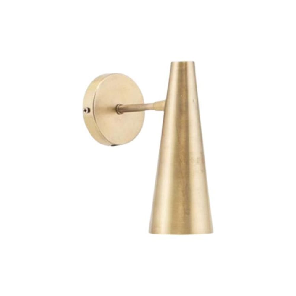Aplique con interruptor y enchufe metal 21cm