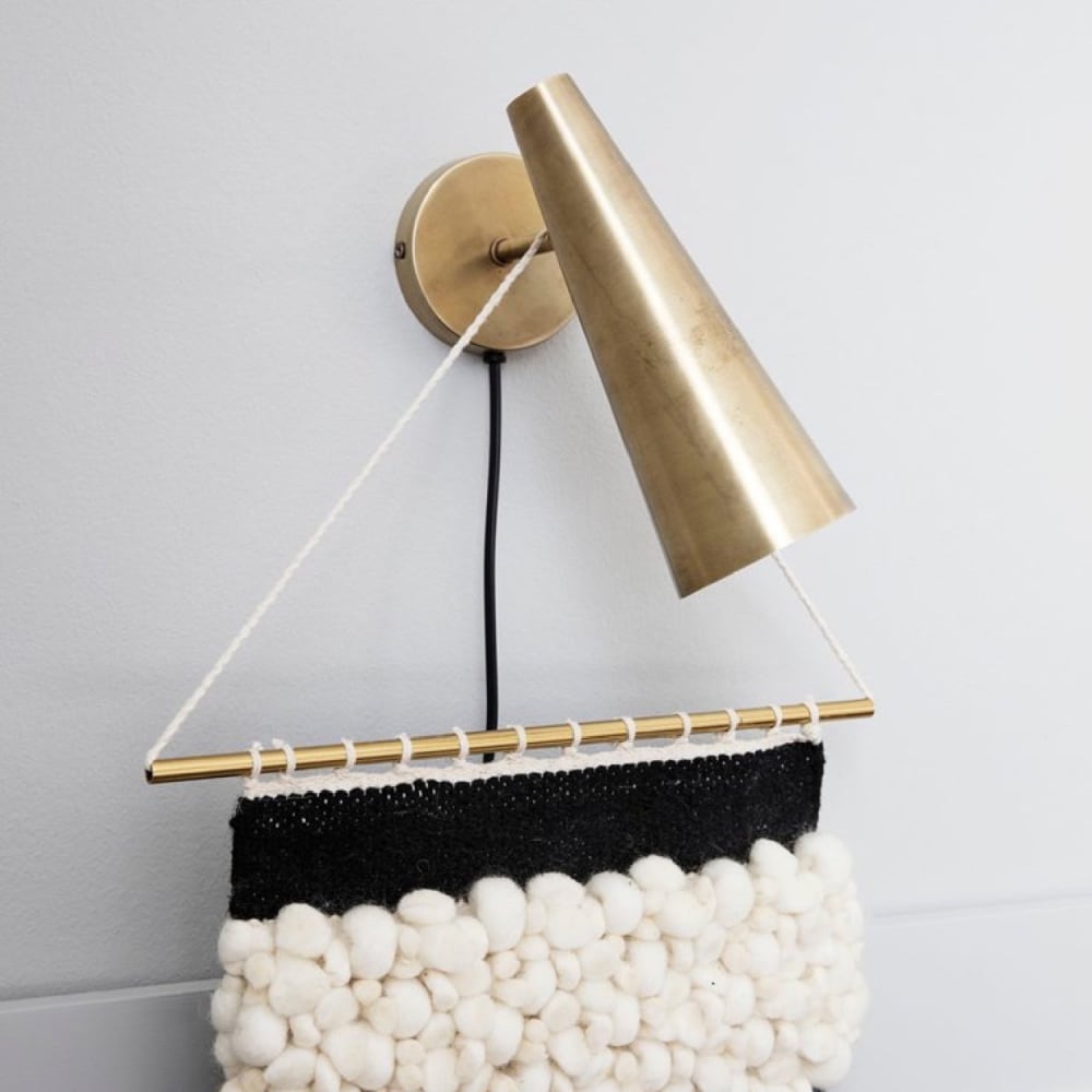 Metall-Wandleuchte, gold - Maisons Du Monde