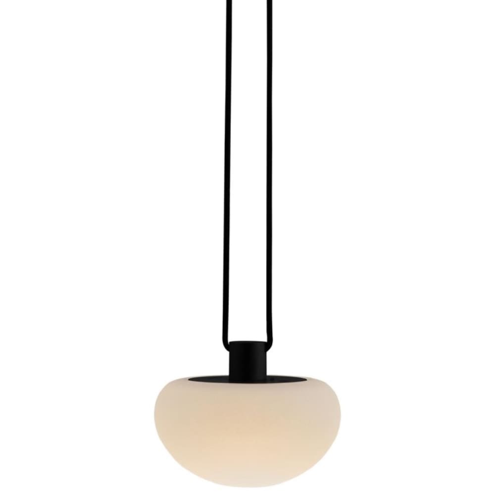 Nordlux Außenpendelleuchte für draußen mit wiederaufladbarer Batterie IP65 style modern Schwarz Metall