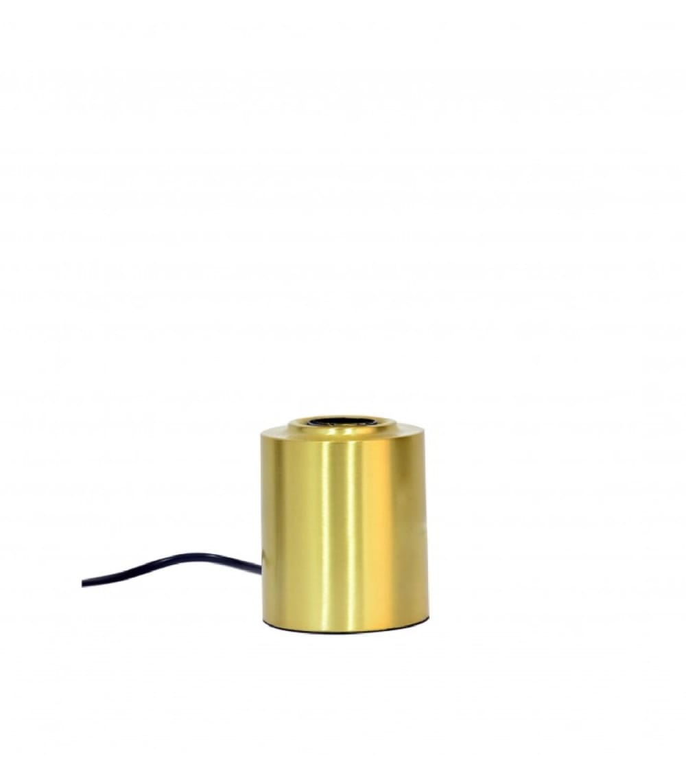 Lampe à Poser Ronde en Métal Doré — vue 3