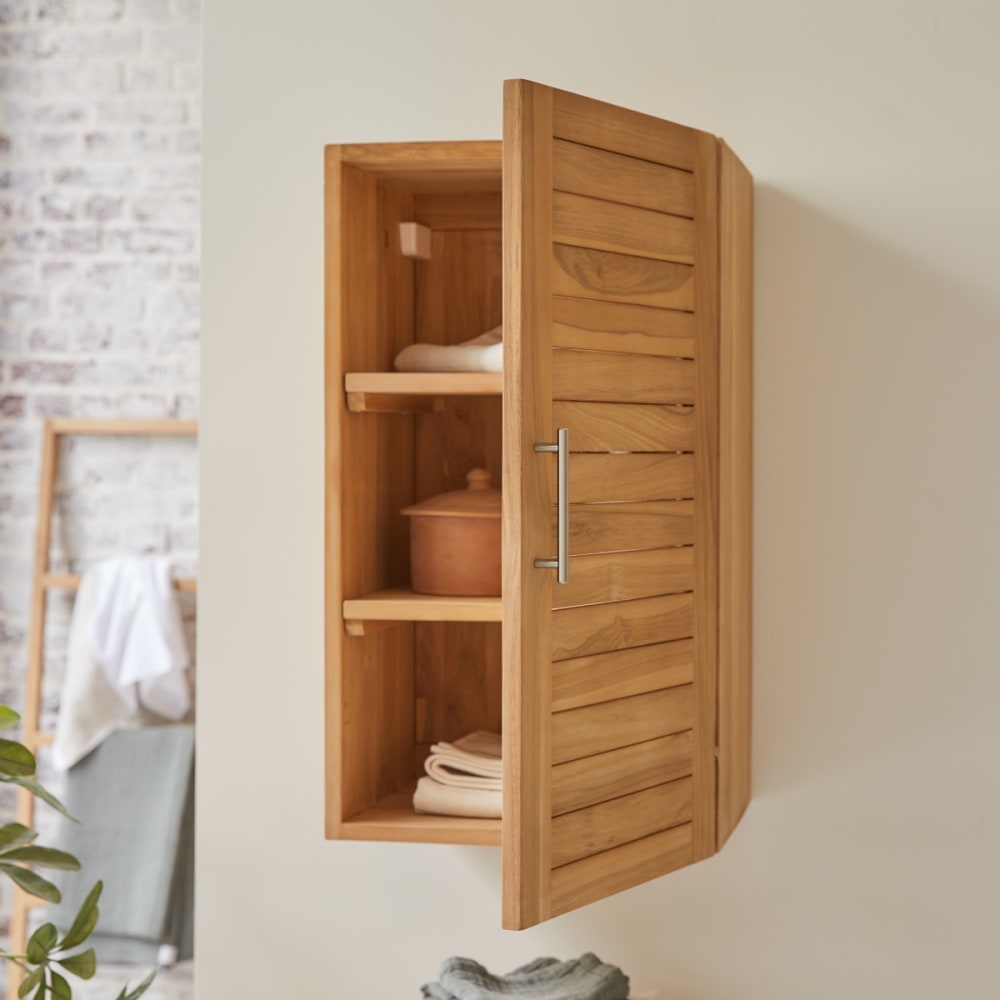 Hängeschrank aus massivem Teakholz - Maisons Du Monde