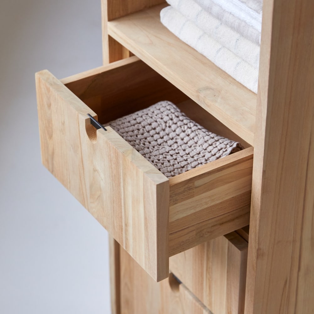Hochschrank aus massivem Teakholz - Maisons Du Monde