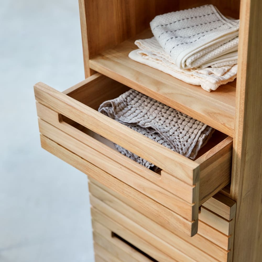 Hochschrank aus massivem Teakholz - Maisons Du Monde
