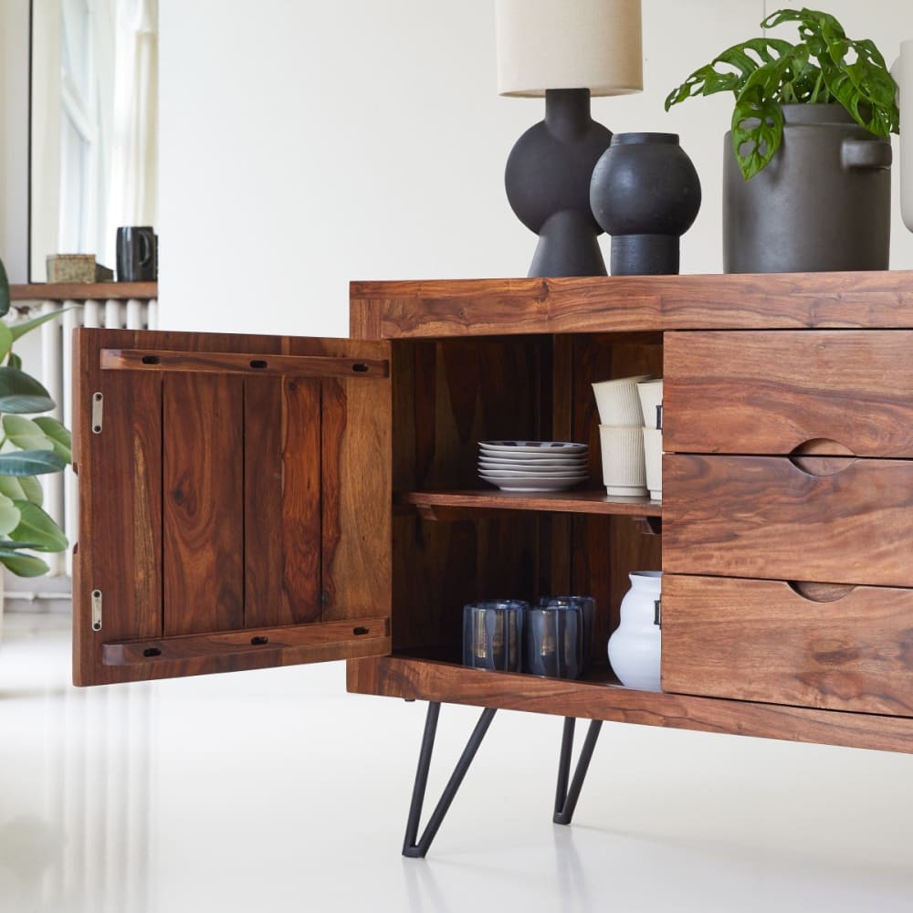 Buffet aus massivem Palisanderholz 150 cm - Maisons Du Monde