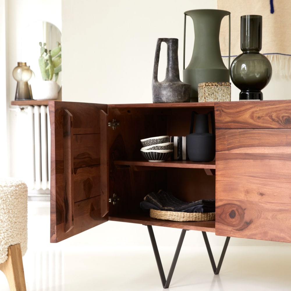 Buffet aus massivem Palisanderholz 175 cm - Maisons Du Monde