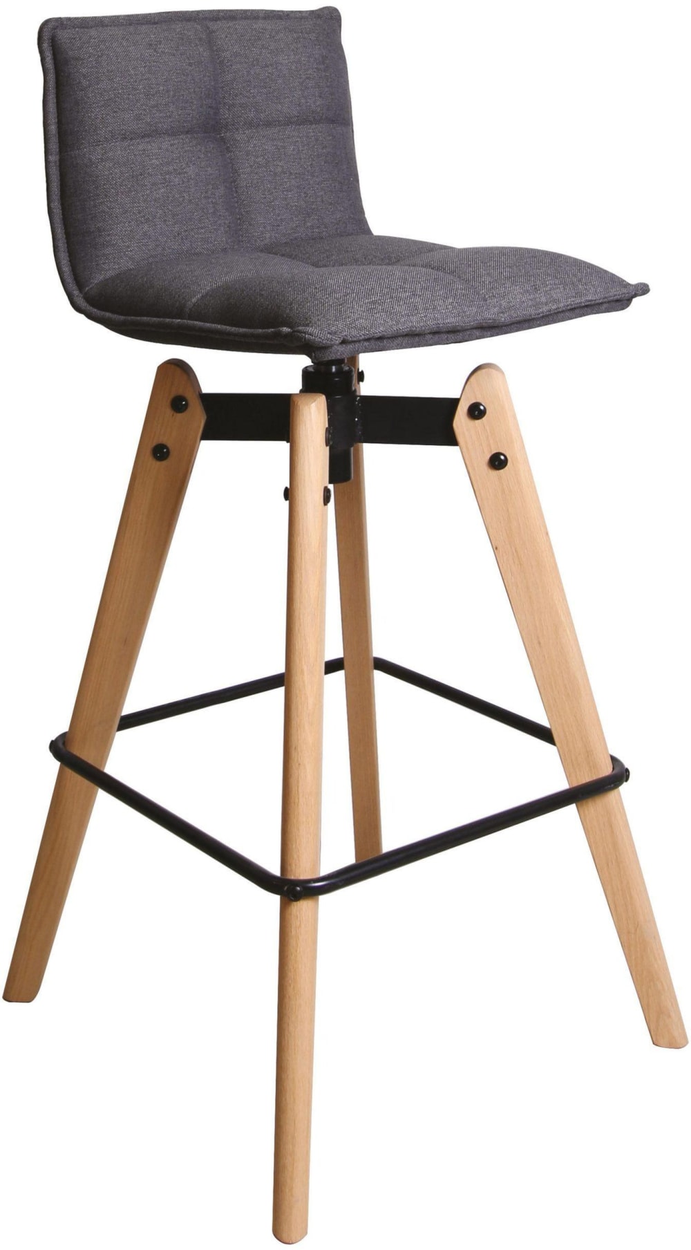 chaise de bar grise