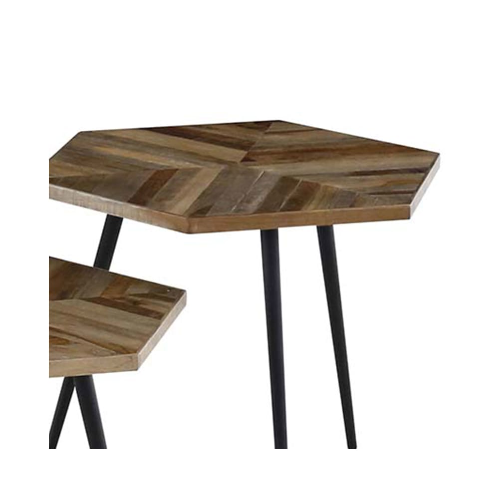 Tables basses hexagonales