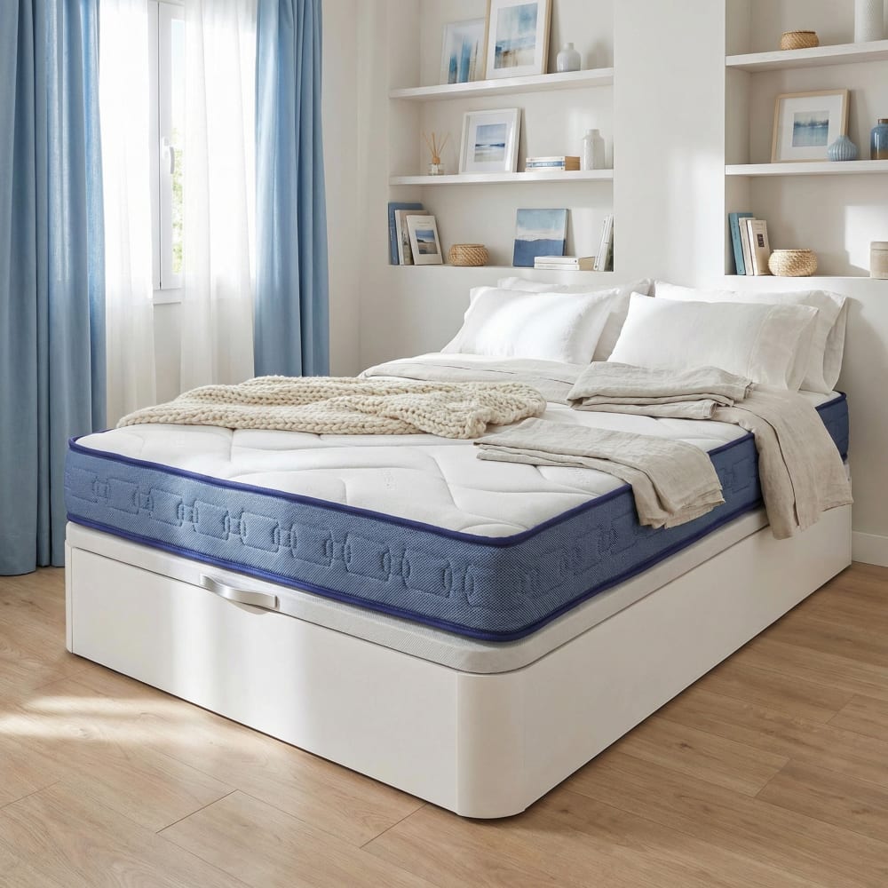 Matelas mousse à mémoire de forme 20 cm 140x190 cm