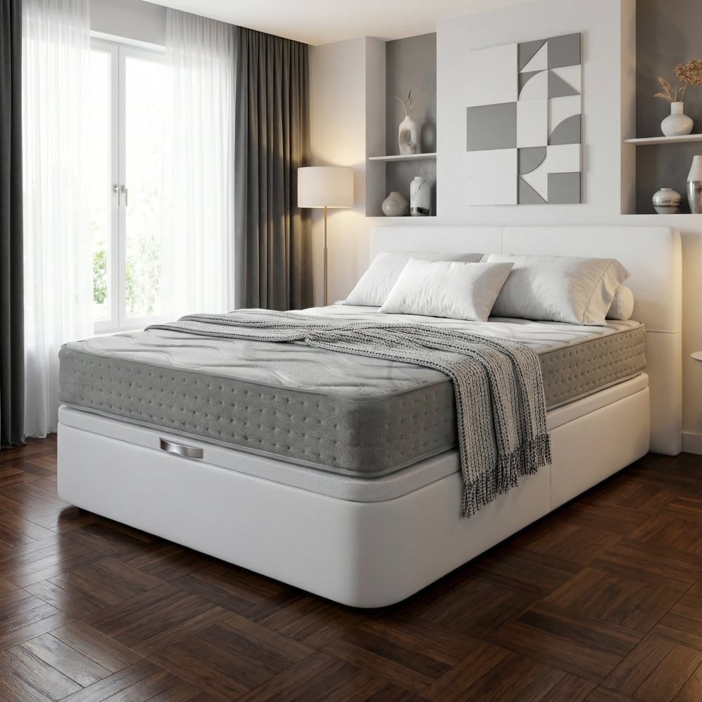 Matelas ressorts ensachés soutien lombaire 90X200