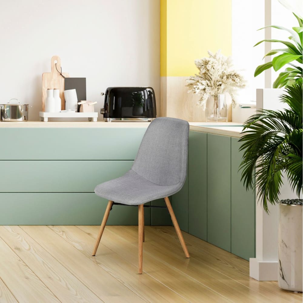 Chaise de table gris clair - Maisons du Monde