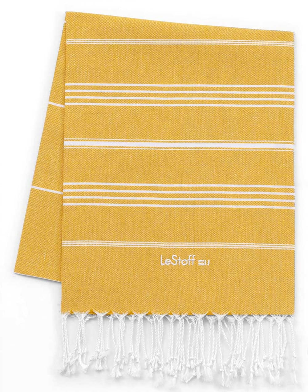 LESTOFF FRANCE Serviette fouta 100% coton peigné biologique, certifiée sans substances nocives. Doux et hyper absorbant.