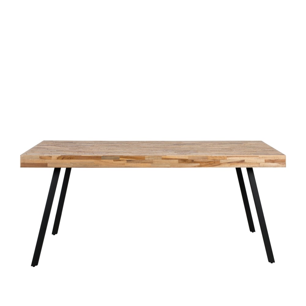 White label Holztisch 180x90cm, beige style industrial - Holz
