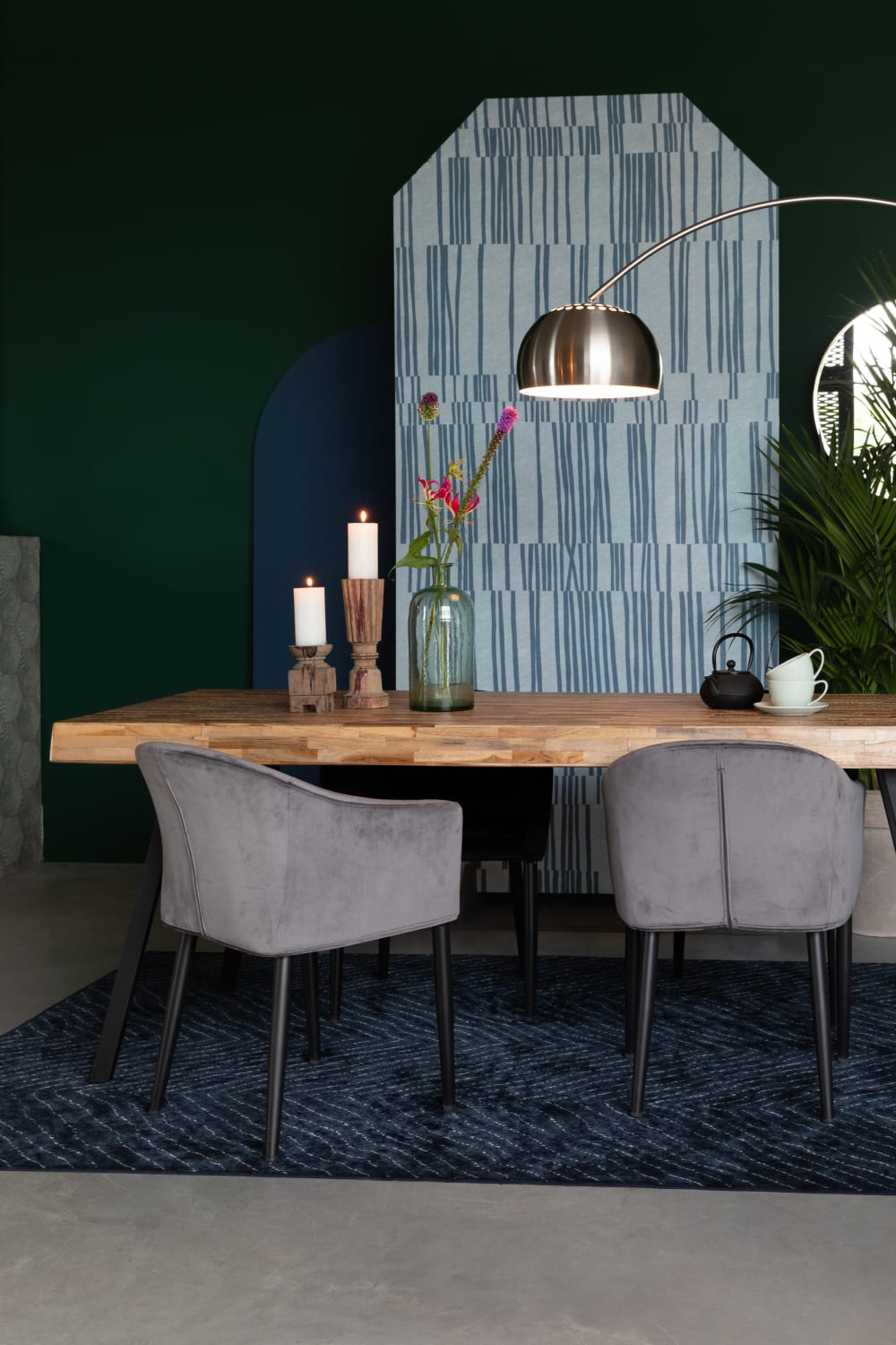 Tavolo in legno chiaro 220x100cm - White label