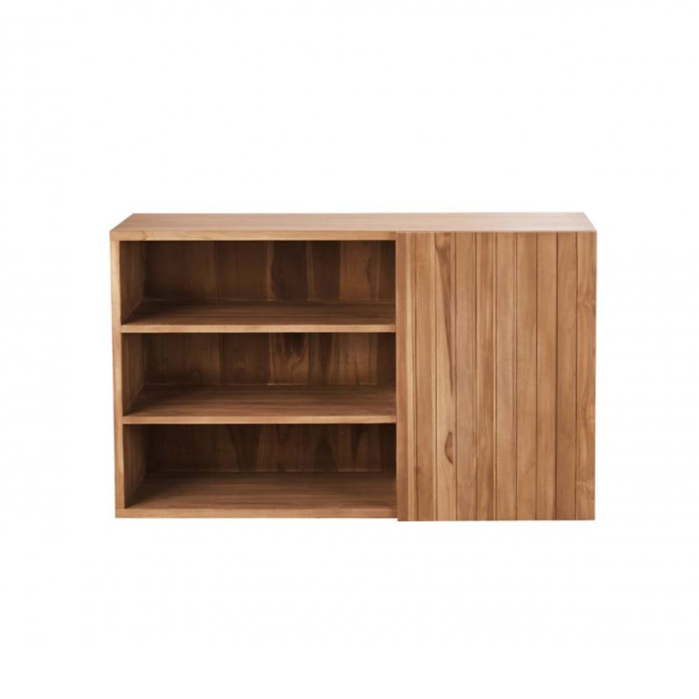 Meuble sous vasque en teck massif 120 cm