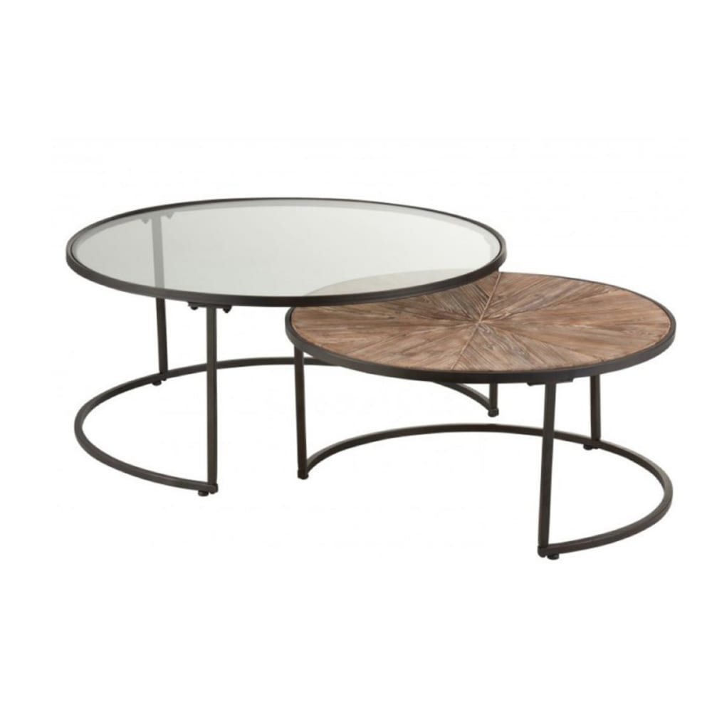 Lot de 2 tables basses