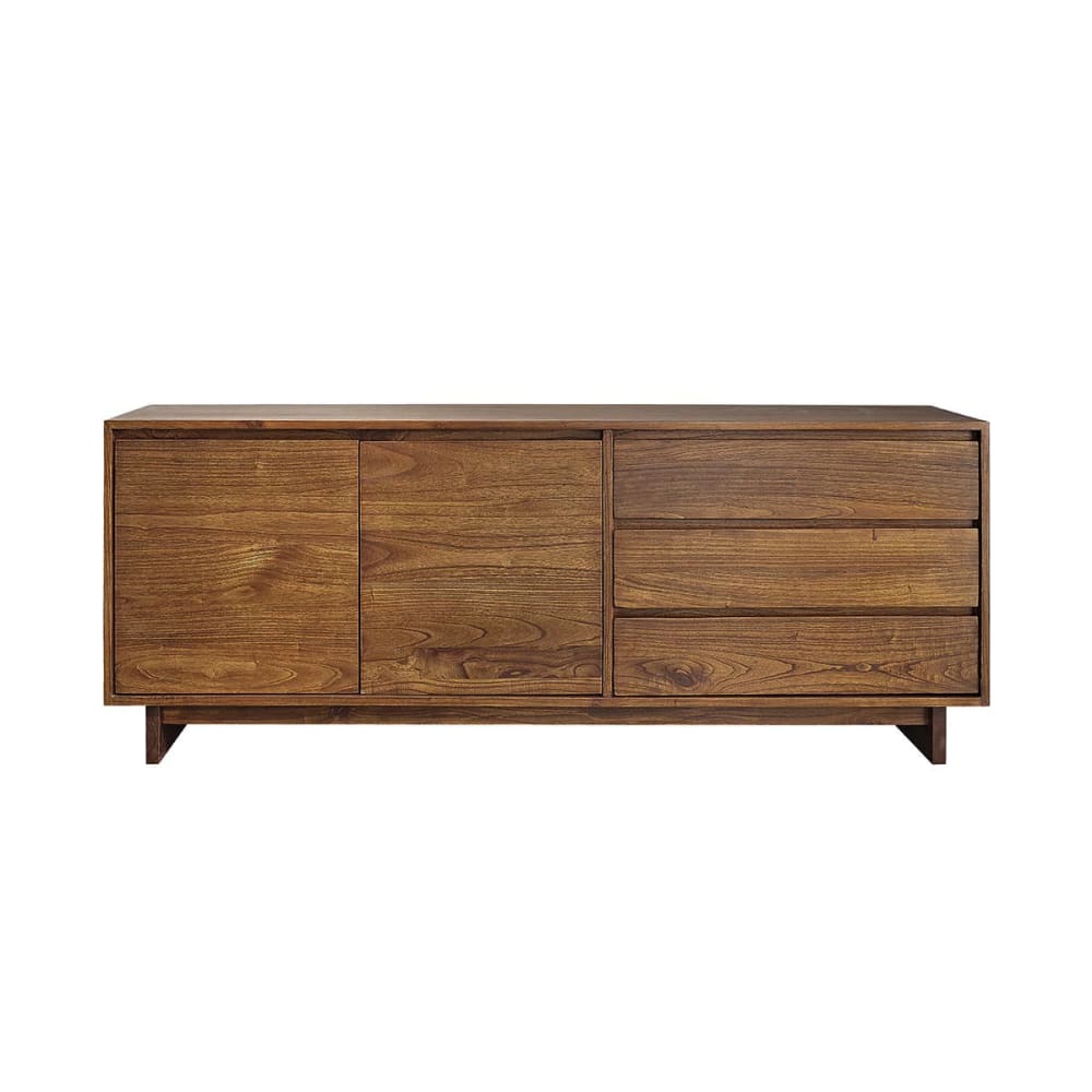 Commode en mindi massif finition noyer 180 cm - Maisons du Monde