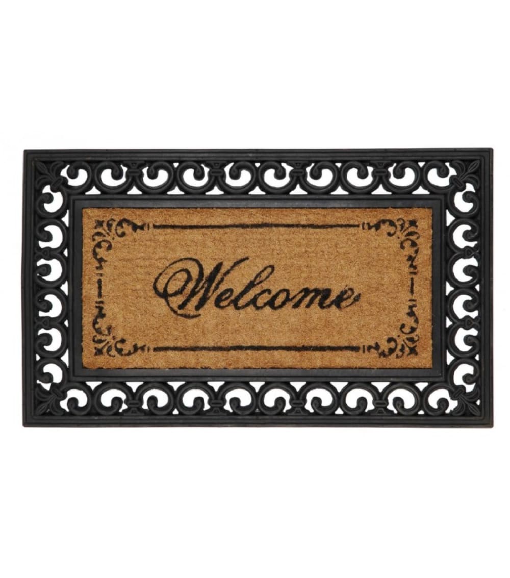 Paillasson coco et caoutchouc 75x45