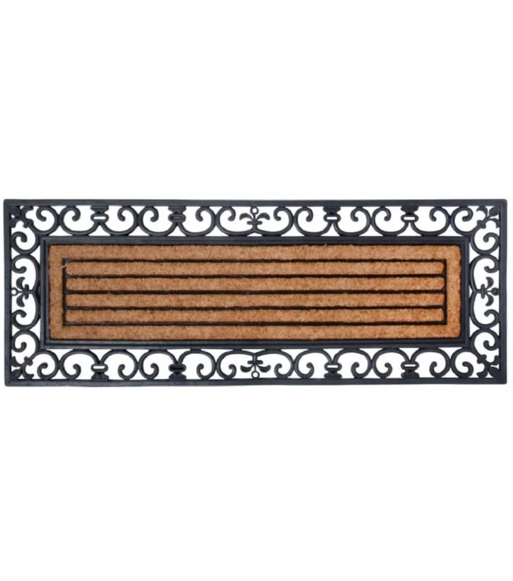 Esschert Design Paillasson en coco et caoutchouc 120x45 Marron Fibre De Coco