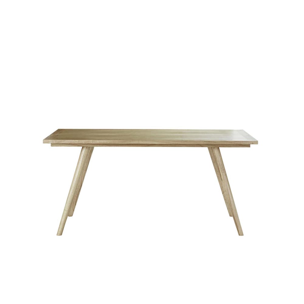 BERAH GETAH Skandinavischer Esstisch in mindy 8 Personen style modern Beige Holz