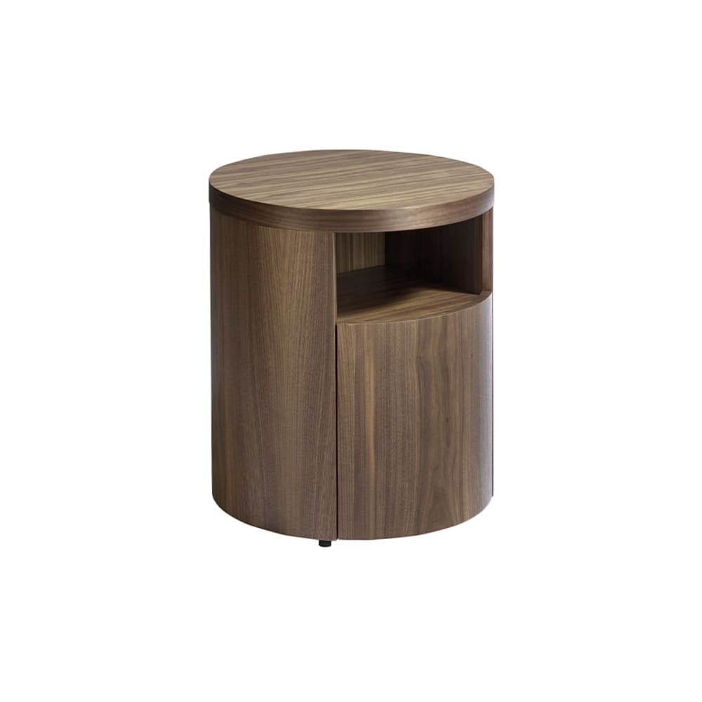 Angel Cerda Nachttisch Nussbaum style modern Braun Spanplatte
