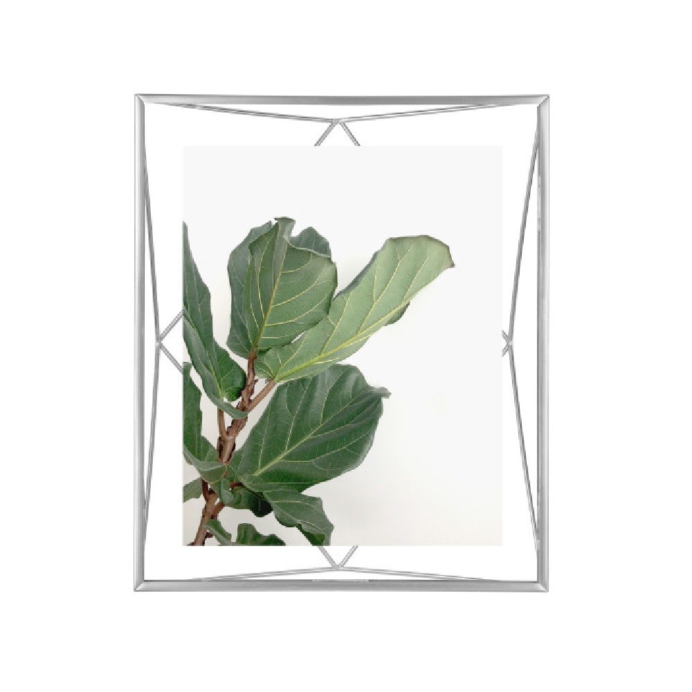 Cadre photo 20x25 cm Prisma en métal argenté gris