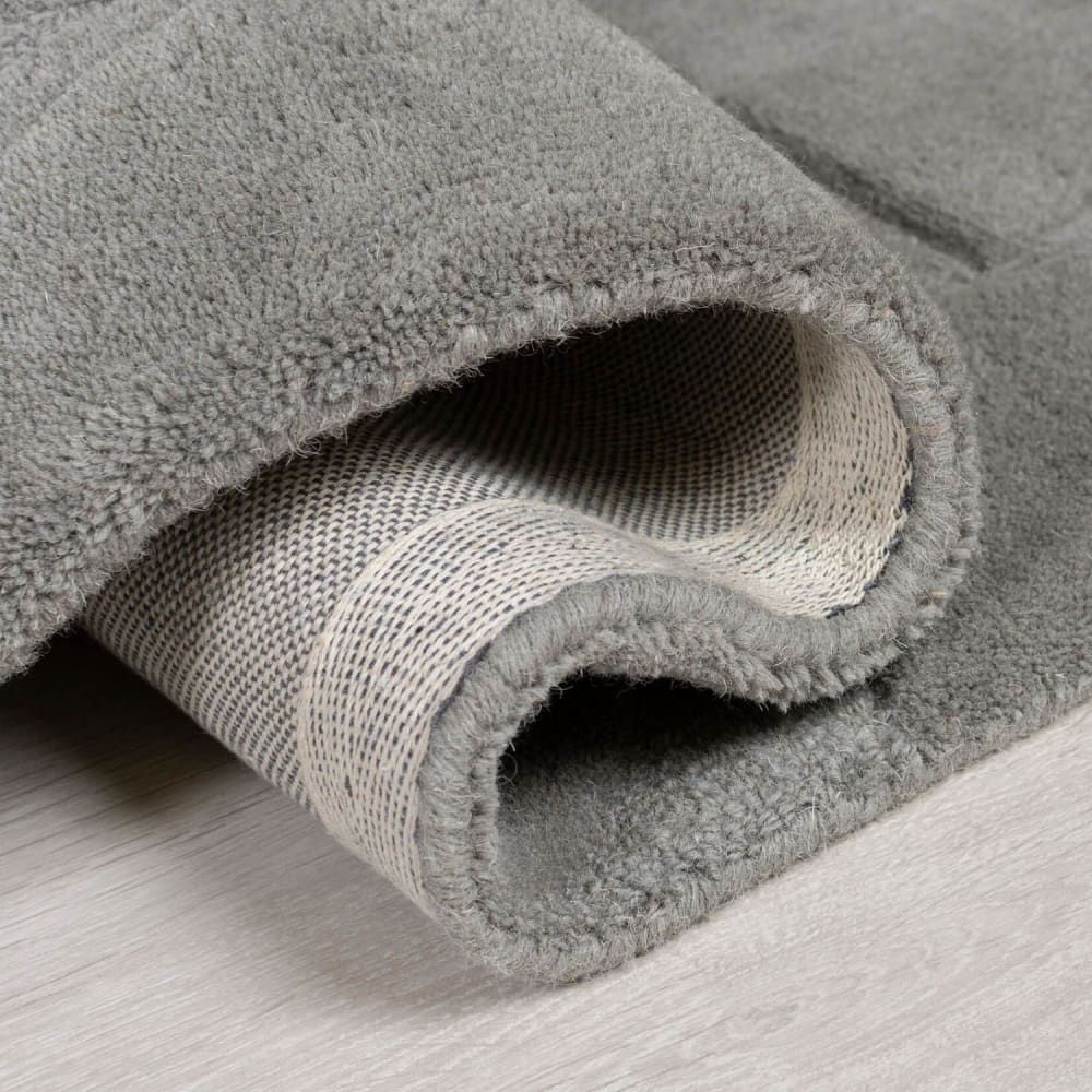 Tapis en laine grise 120x170cm — vue 4