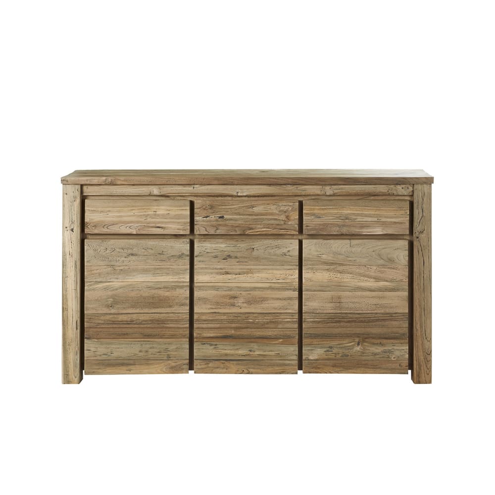 Buffet en teck recyclé massif 160 cm - Maisons du Monde
