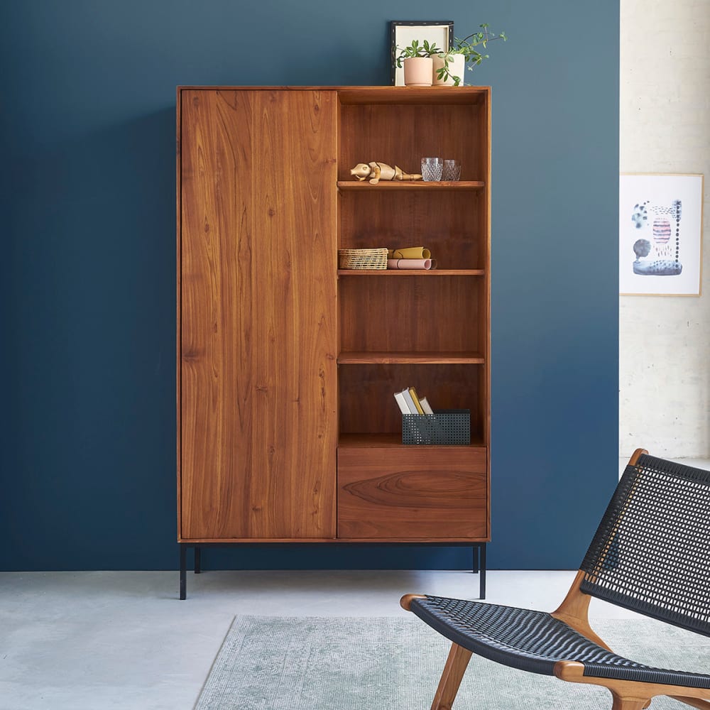 BERAH GETAH Kleiderschrank style modern Braun Holz