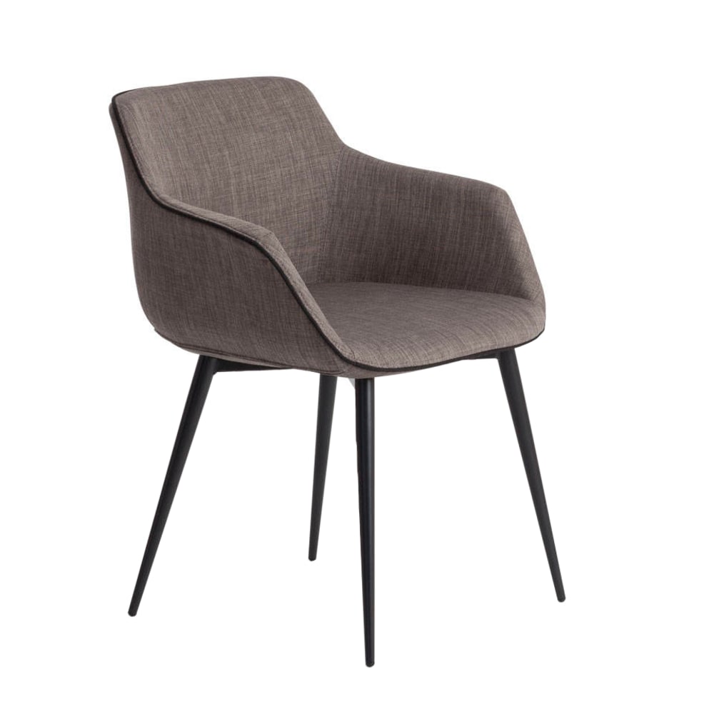 Silla tela gris oscuro