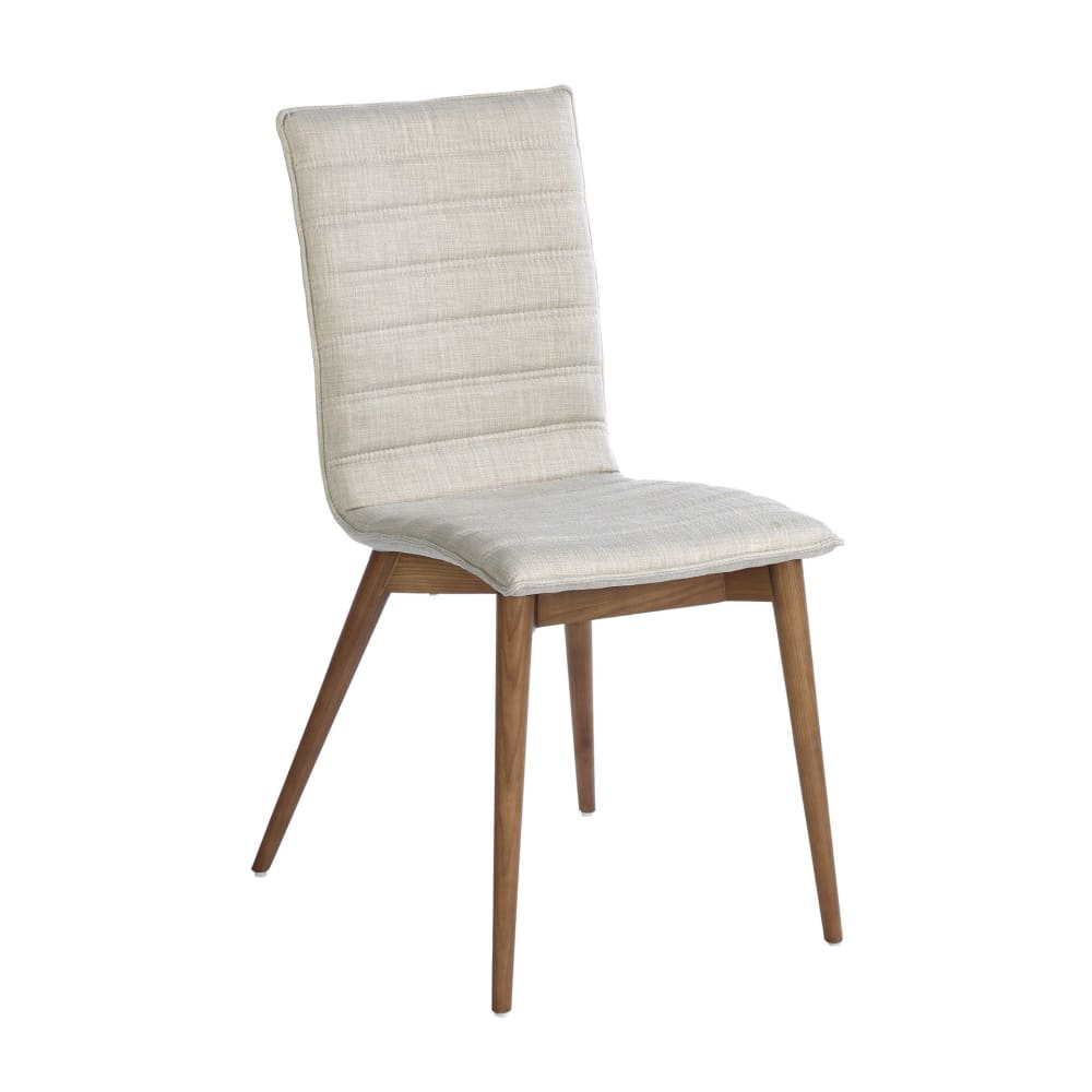 Chaise en tissu gris