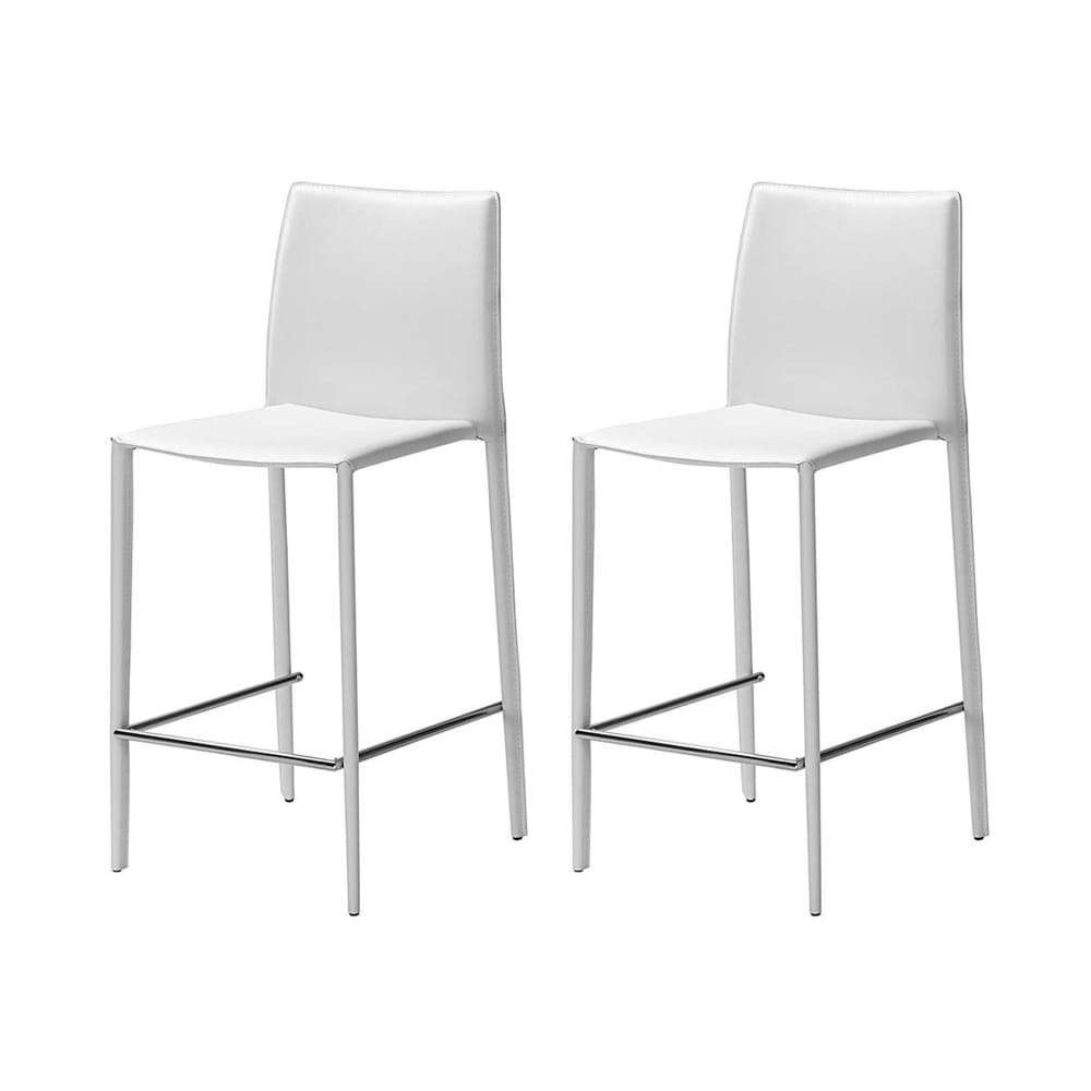 Chaise plan de travail blanche Boréale