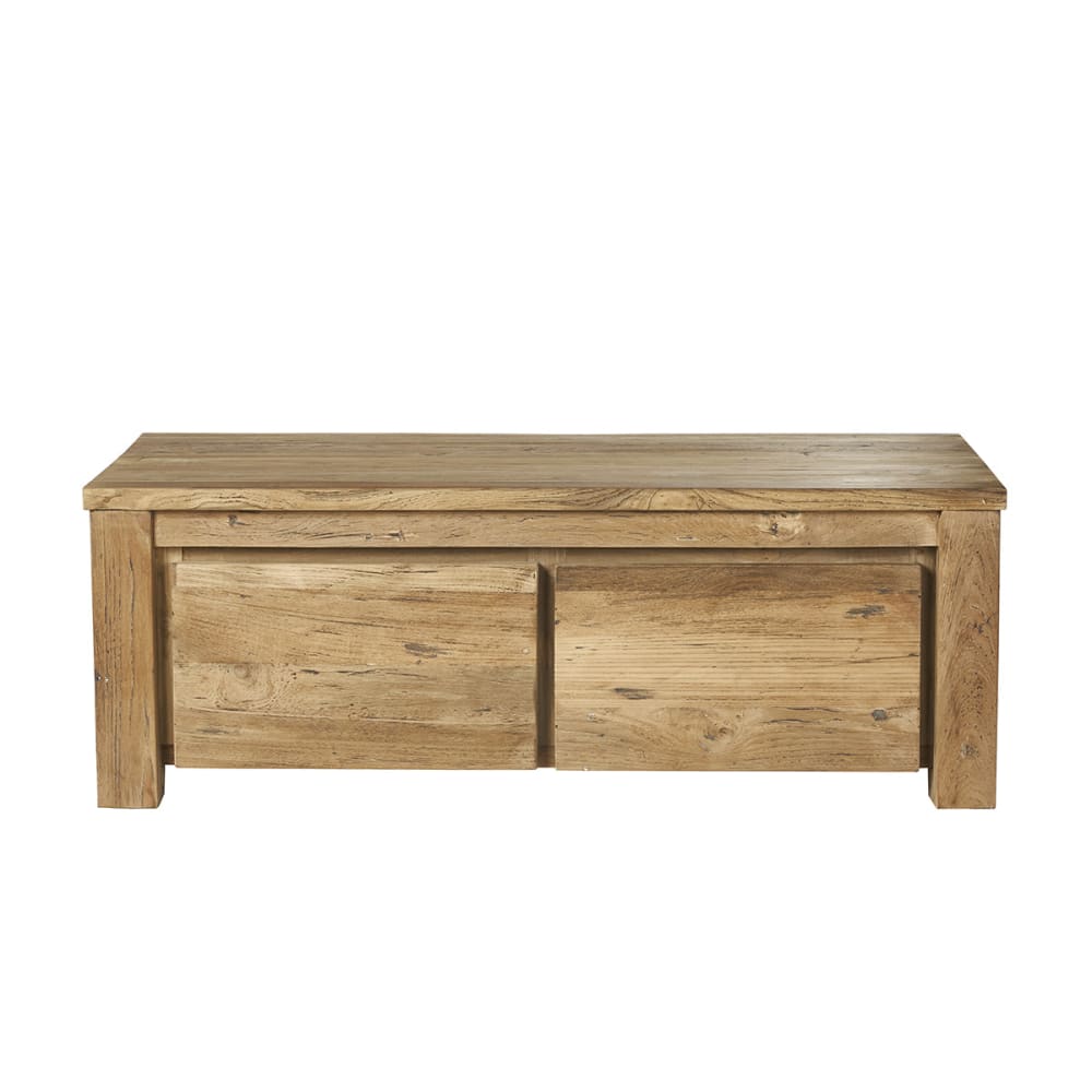 Table basse en teck recyclé massif