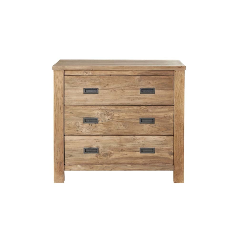 Commode en teck recyclé massif 90 cm - Maisons du Monde