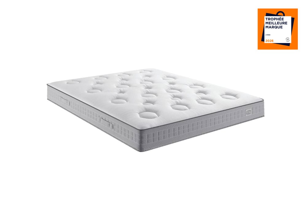 Matelas 180x200, ressort ensachés, mi-ferme, h26 - Maisons du Monde
