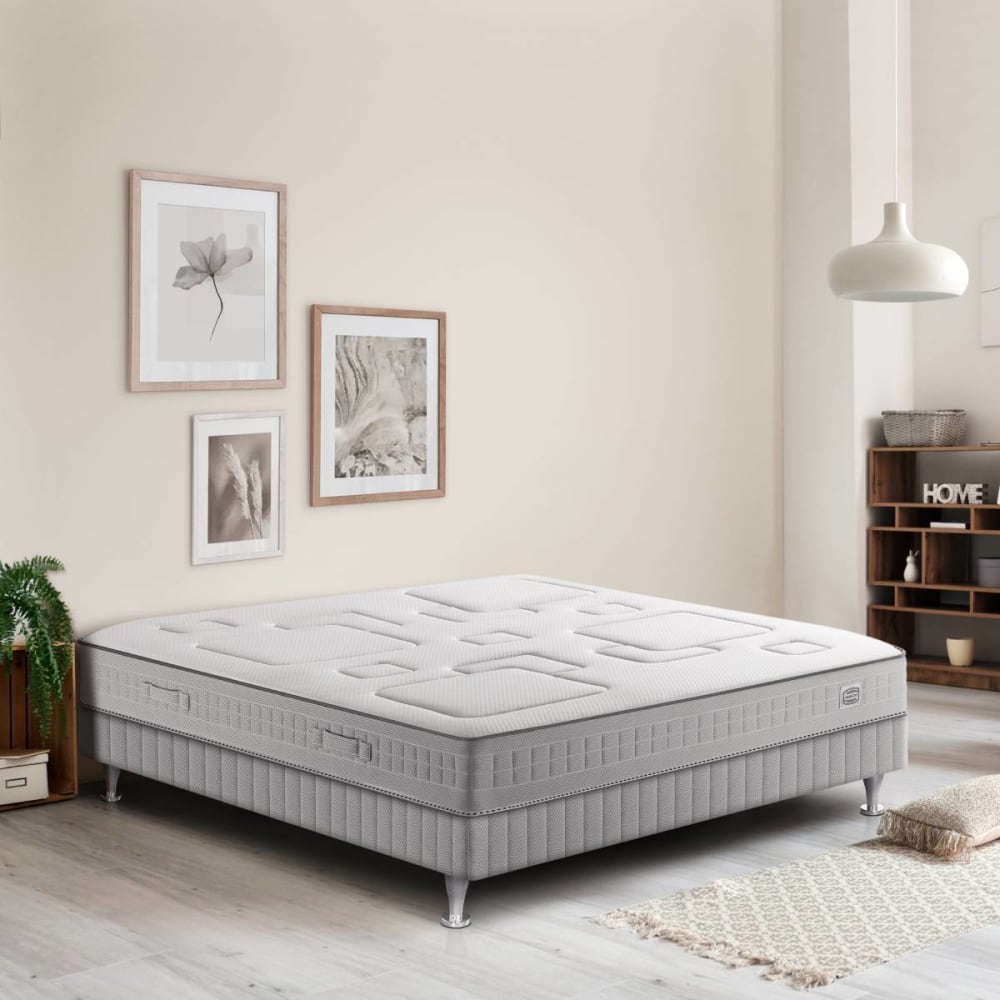 Matelas 140x190, ressort ensachés, ferme, h25 - Maisons du Monde