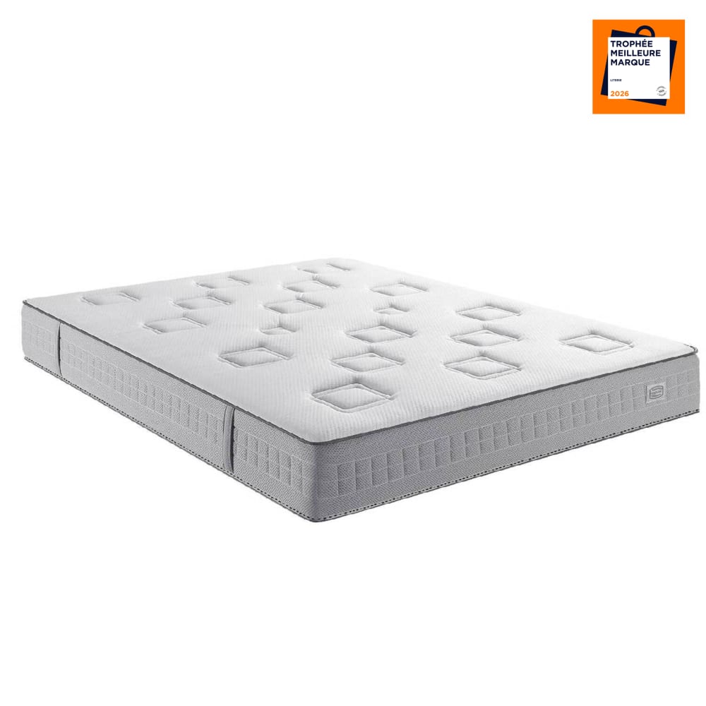 Matelas 160x200, ressort ensachés, très ferme, h24 - Maisons du Monde