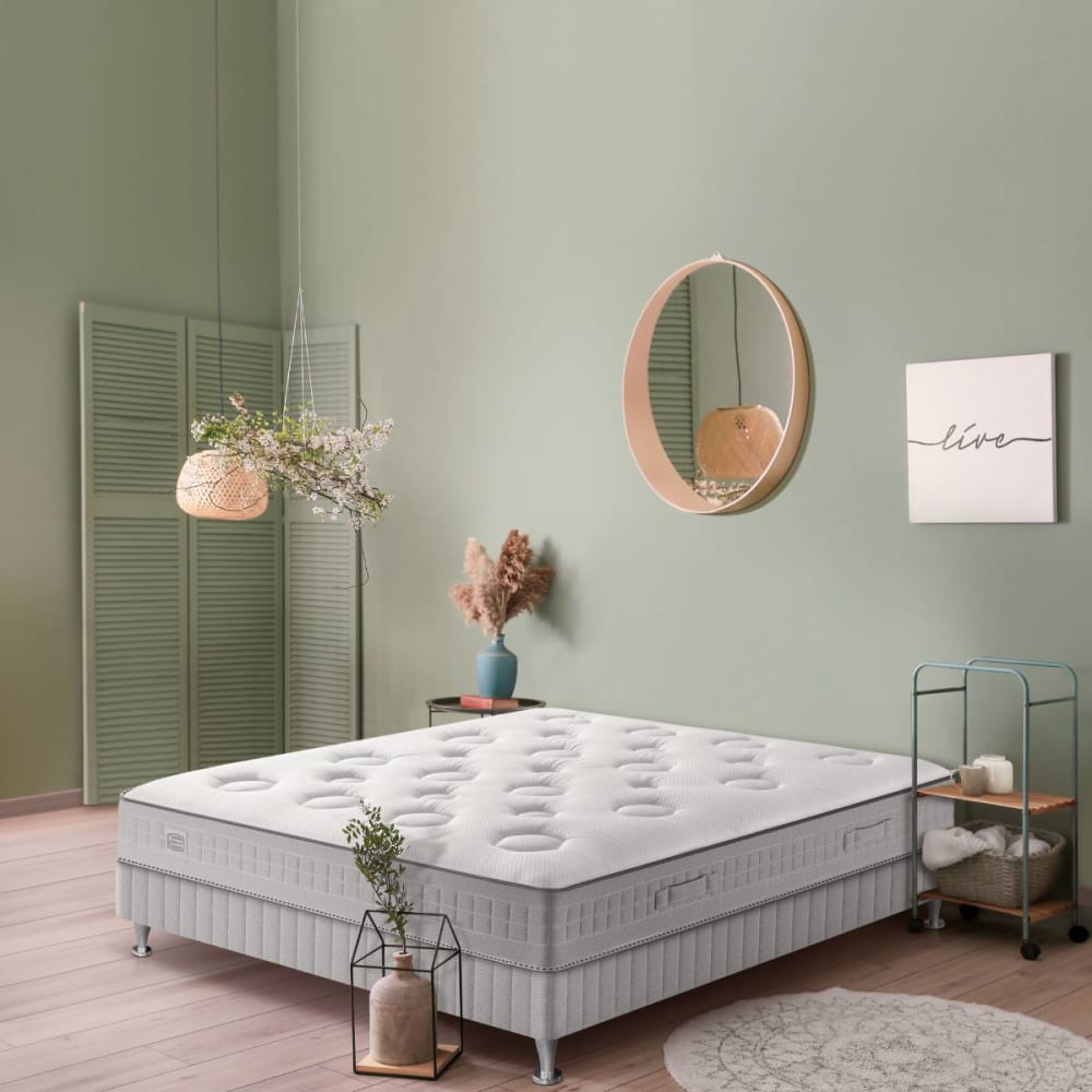 Matelas 160x200, ressort ensachés, mi-ferme, h26 - Maisons du Monde
