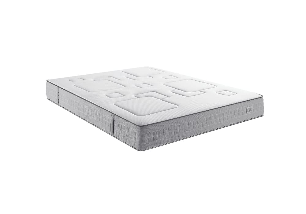 Ens 160x200 matelas H25 ressort ensachés, ferme, sommier